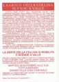 22 Novembre - La gente della collina scende a valle